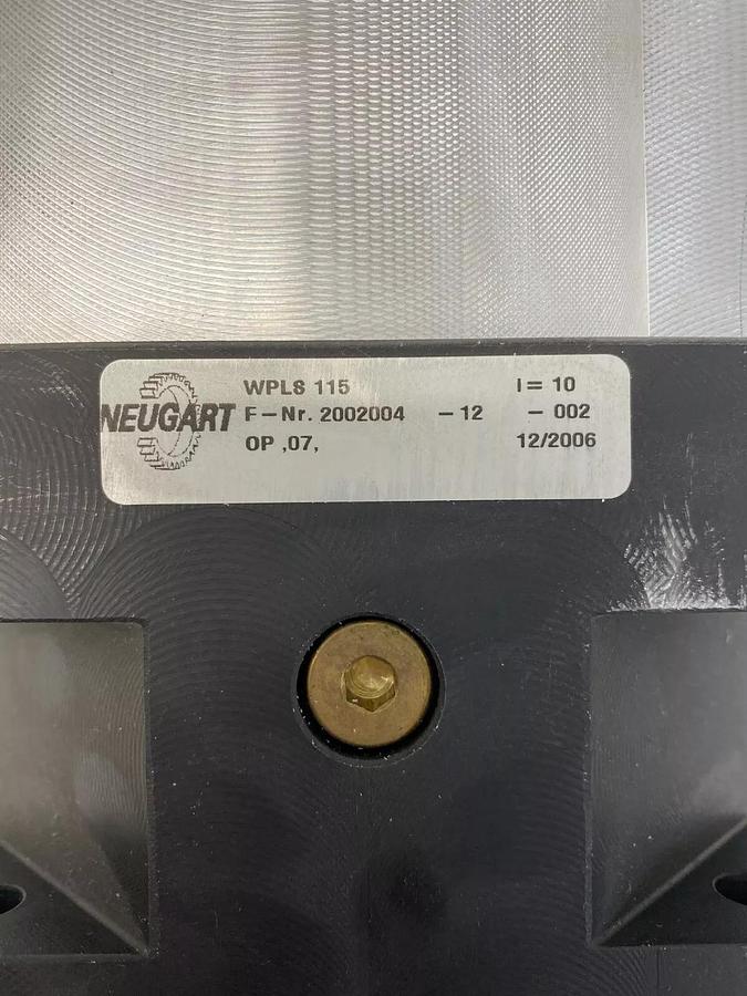 Used Neugart WPLS 115 Servomotor Gearhead i=10