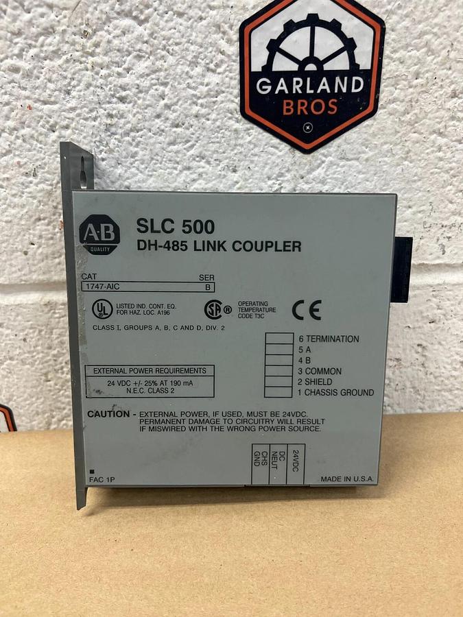 Used Allen Bradley DH-485 Link Coupler CAT: 1747-AIC