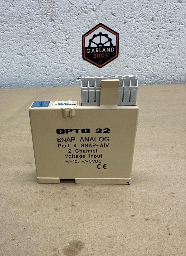 Used OPTO 22 SNAP-AIV 2 Channel Voltage Input