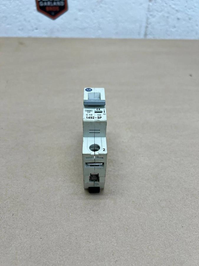 Used Allen Bradley 1492-SP1C100 Ser. C 10A, Circuit Breaker