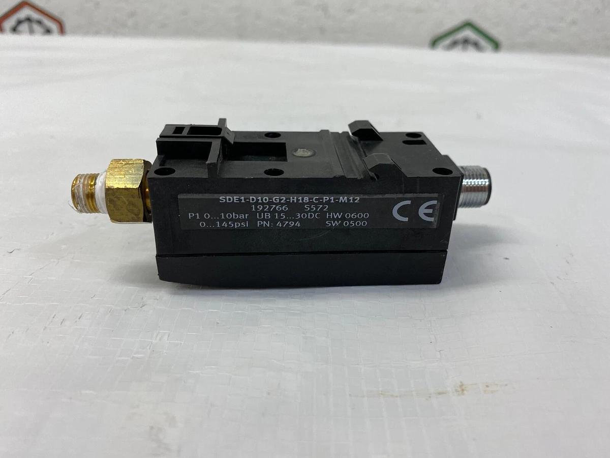 Used FESTO SDE7-D10-G2-H18-C-P1-M12 Pressure Sensor