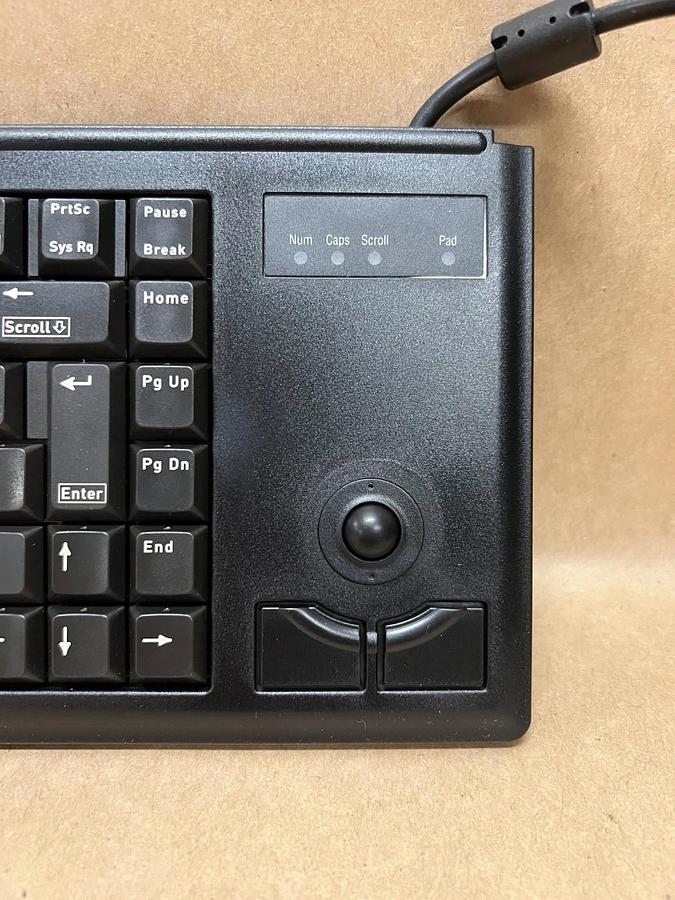 Used Cherry G84-4400 Compact Keyboard w/ Optical Trackball *NEW*