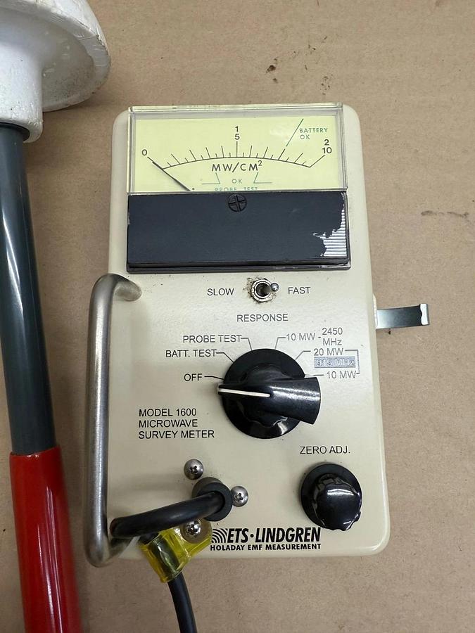 Used ETS • Lindgren 1600 Microwave Survey Meter, Holaday EMF Measurement