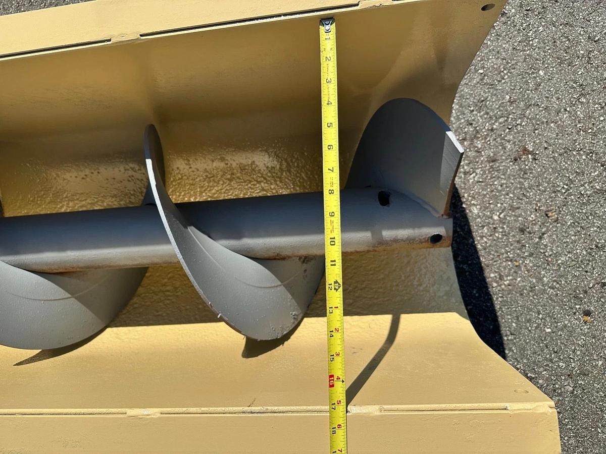 Used Industrial Screw Conveyor 51’ L, 16” Stick, 17” Trough, 15-1/2” Flights, 7.5Hp