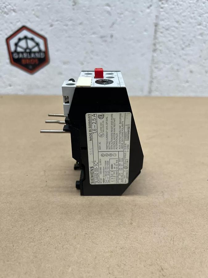 Used Siemens 3UA50 00-1C Overload Relay