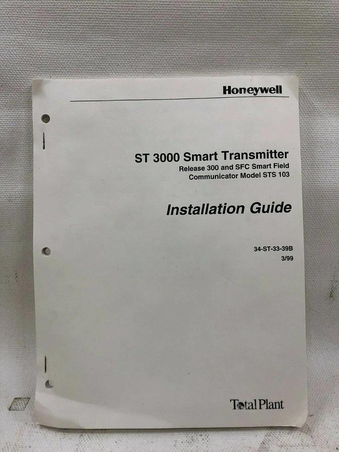 Honeywell STD120-A1H-00000-1C.MB.S2-B67P Differential Pressure Transmitter