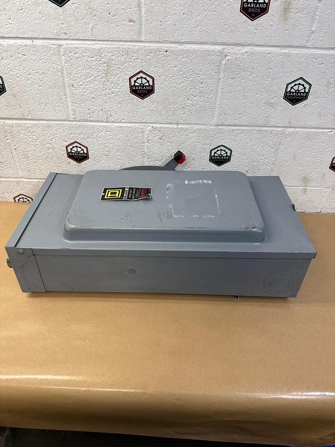 Used Square D HU-364-RB 200A Heavy Duty Safety Switch, 600V