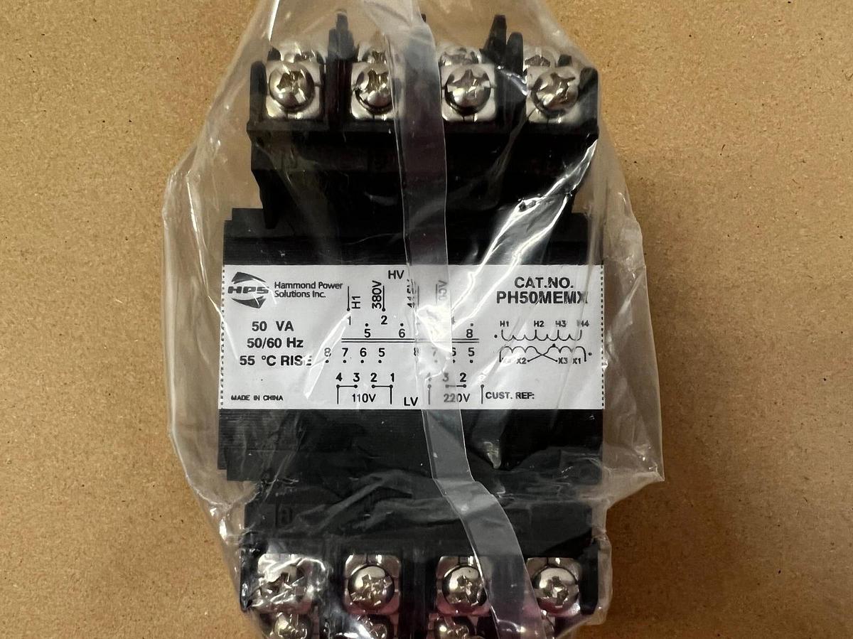 Used HPS PH50MEMX Control Transformer 50/60Hz 50 VA