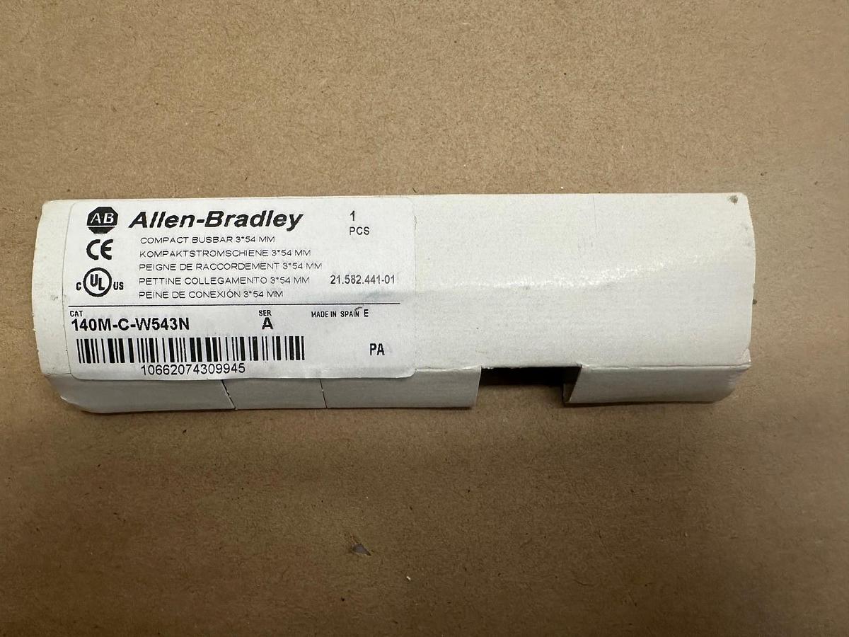 Used Allen Bradley 140M-C-W543N Compact BUSBAR *NEW*