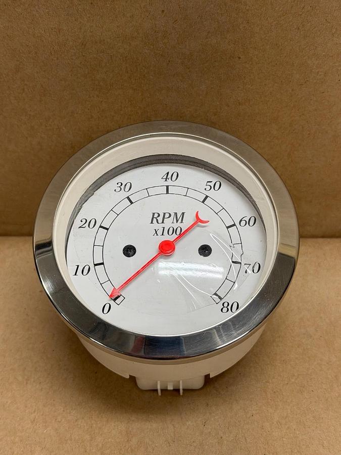 Motor Meter Racing Classic Electrical Tachometer 8000RPM *NEW*