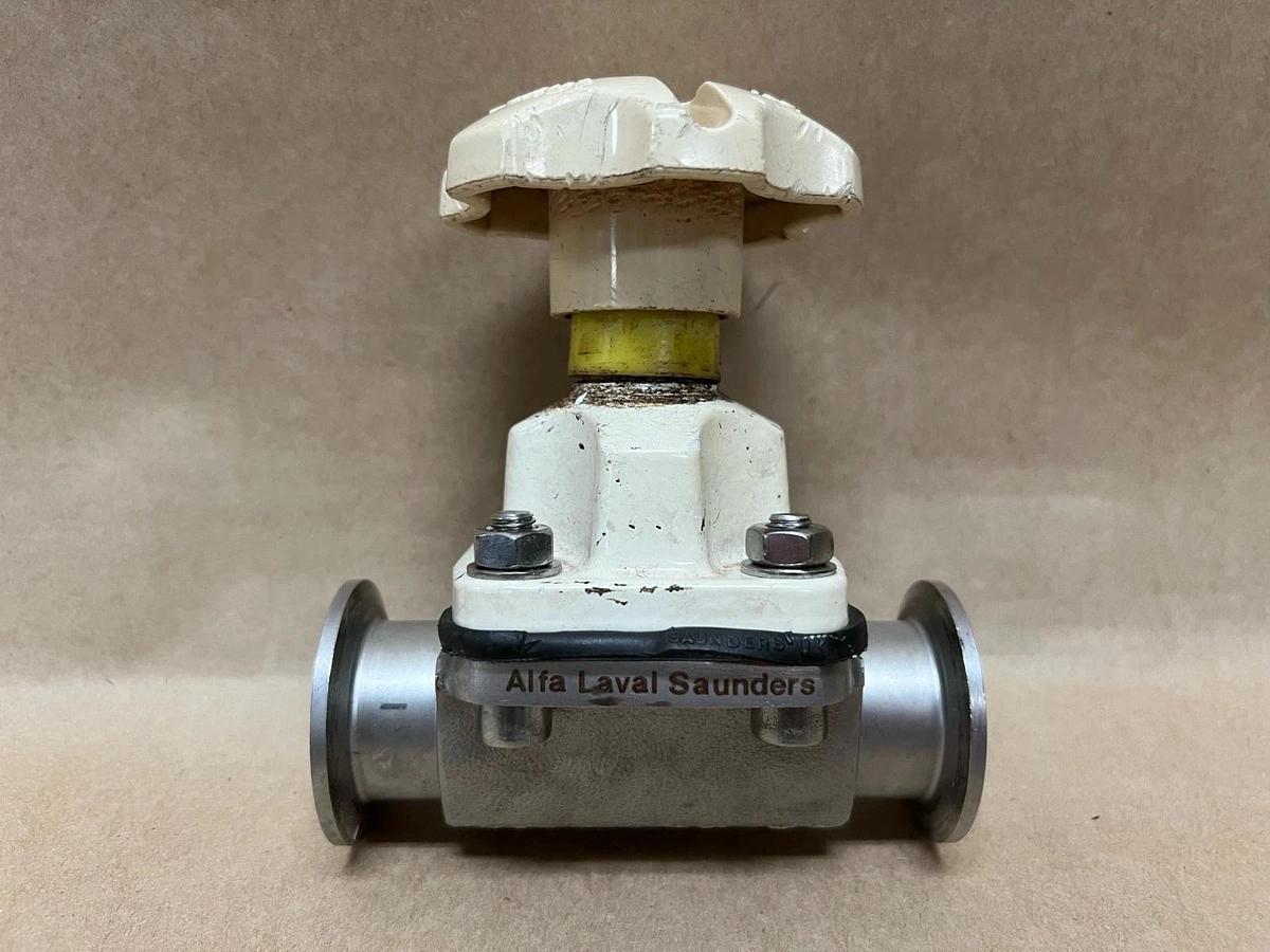Used Alfa Laval Saunders 204205/002/024 DN25, 316L Diaphragm Valve