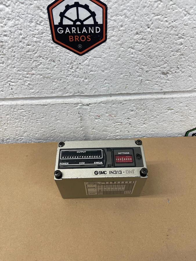 Used SMC IN313-DN1, Terminal Block, Device Net, Serial Interface Unit