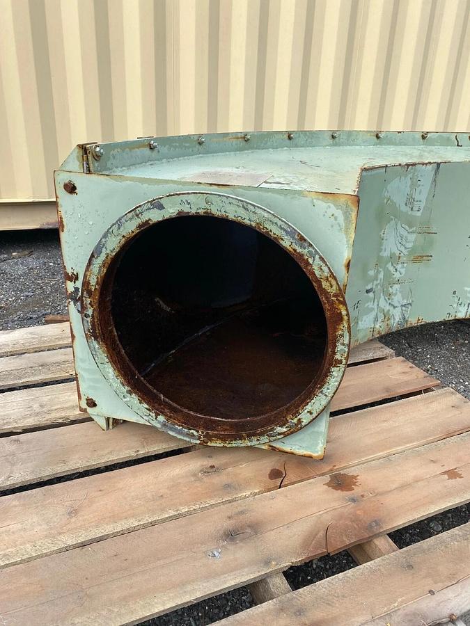 Used Koger Air 16x90 Replaceable Back Elbow, 16” Flange, 90° Elbow Angle