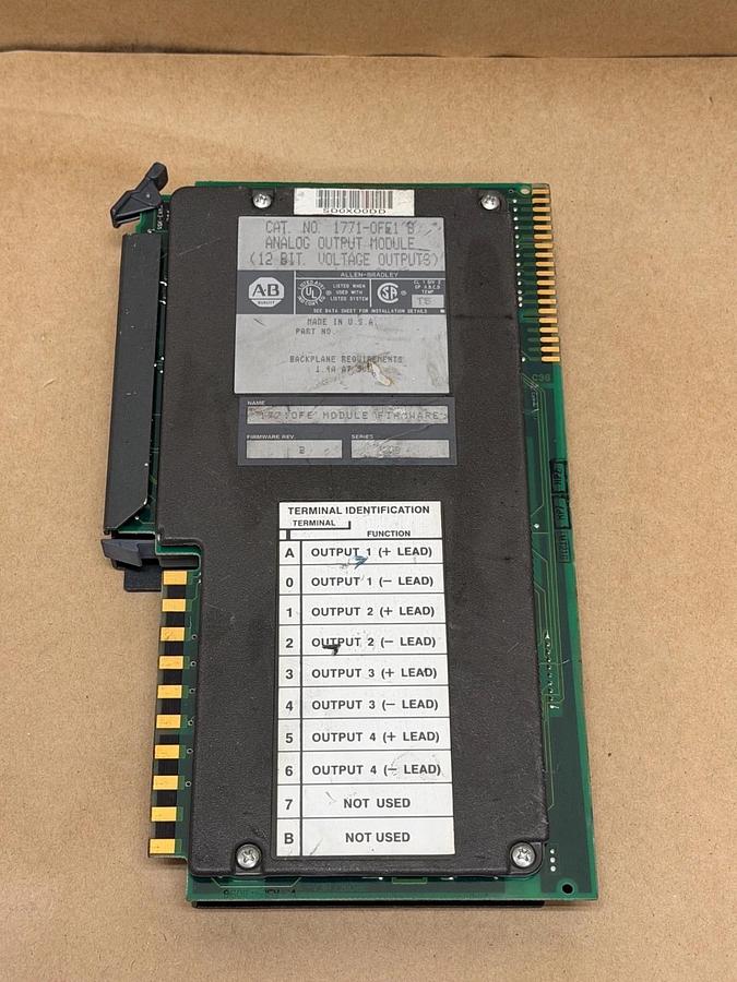 Used Allen-Bradley 1771-OFE1/B Analog Output Module