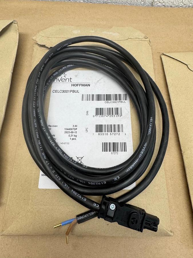 Used Hoffman/NVent CELC3001PBUL Lighting Connection Cable *NEW*