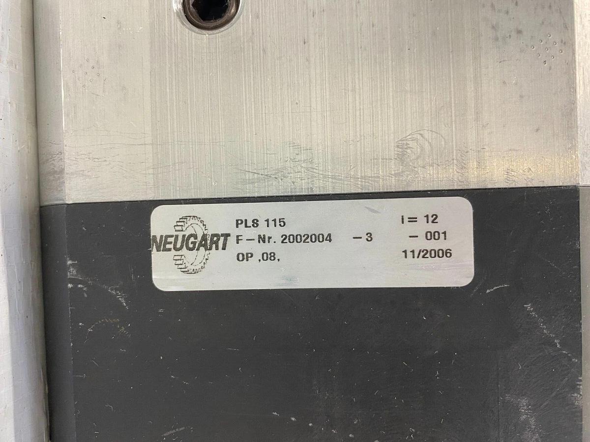 Used Neugart F-Nr. 2002004 PLS 115 Servo Gearhead Reducer
