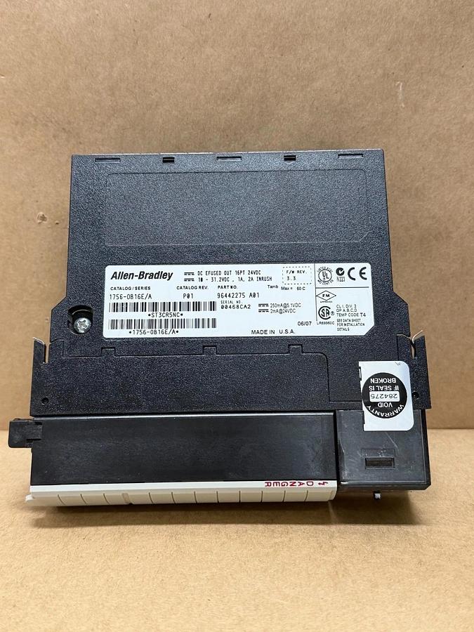 Used Allen Bradley 1756-OB16E/A DC Output Module P01