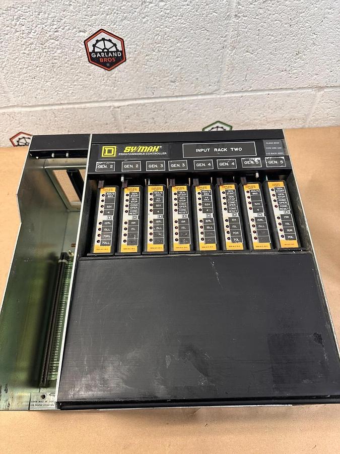 Used Square D Class 8030 Type HRK-100 Sy/Max Programmable Controller, Input Rack Two