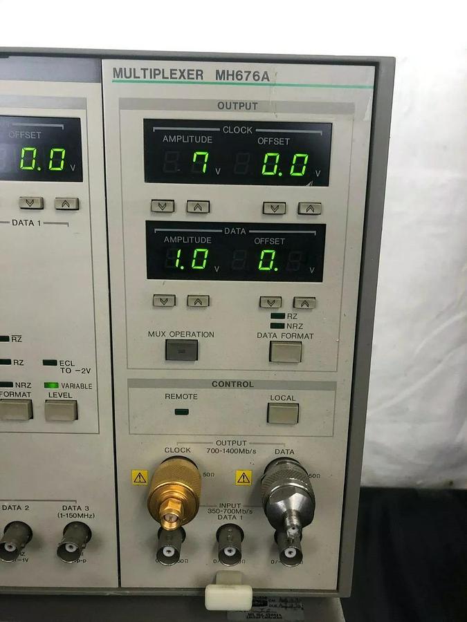 Used Arnitsu ME522A Error Rate Measuring Equipment. Receiver and Transmitter