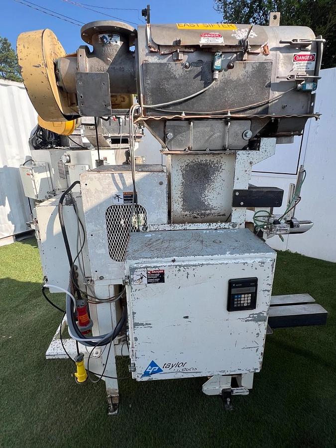 Used Taylor Products Model APV (2013) Prater Sifter, Pre-Inflator Tube, Dust Shroud