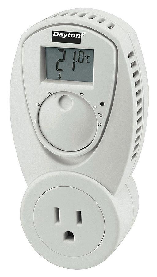 Used TPI KT-110 Industrial Series Heating Thermostat, Wire Leads -10°F to 100°F Range