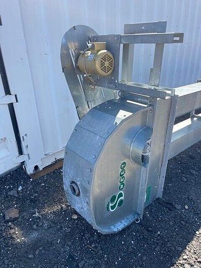 Used Sweet Mfg Co ATOM II Silver-Sweet Bucket Elevator, 6"x5" Perf Plastic Buckets