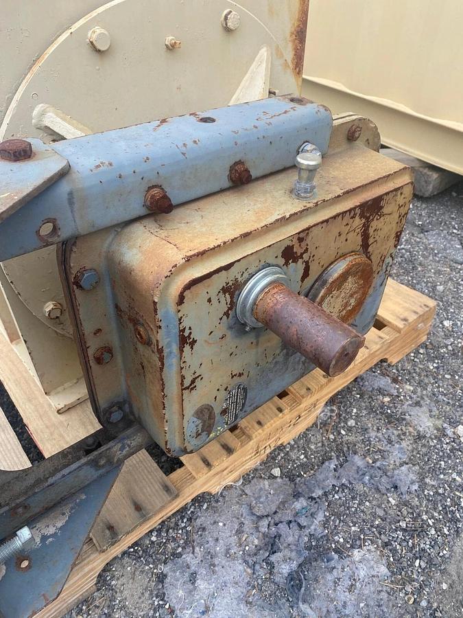 Used Rader 20x20 FF Airlock Feeder w/ Falk 2215J 25 Gearbox, Ratio 24.94:1