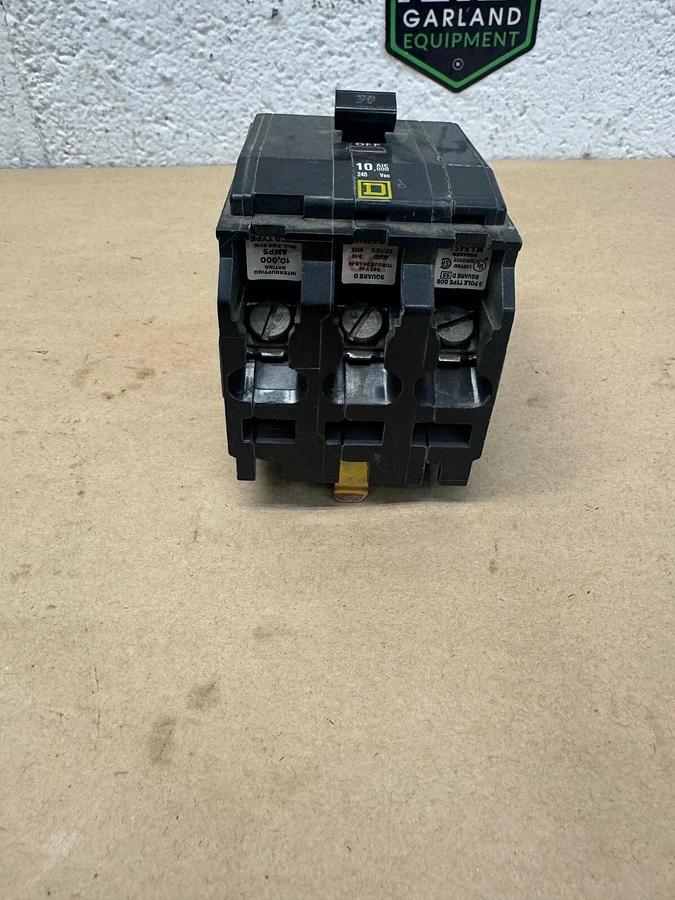 Used Square D NE-2769 30A Circuit Breaker, 240VAC, 10,000 Rating