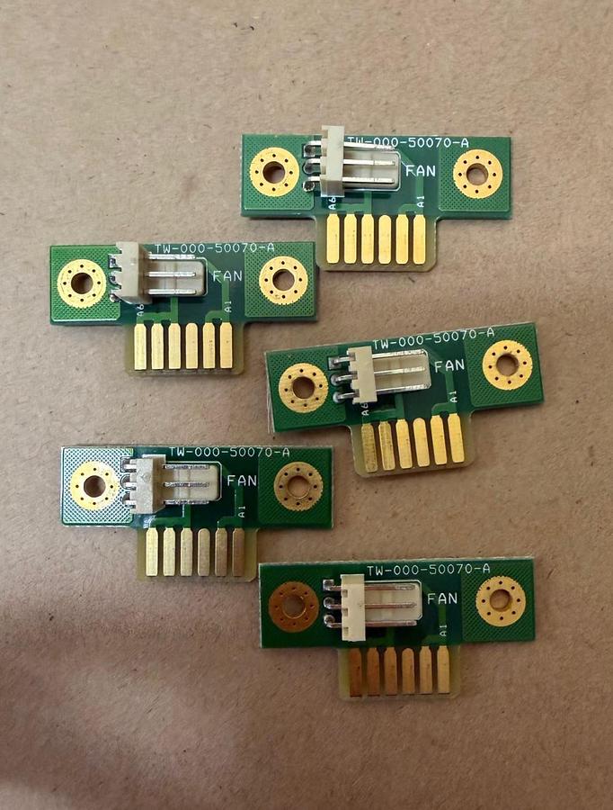 Used T WIN TW-000-50070-A PC Board - Lot of 5