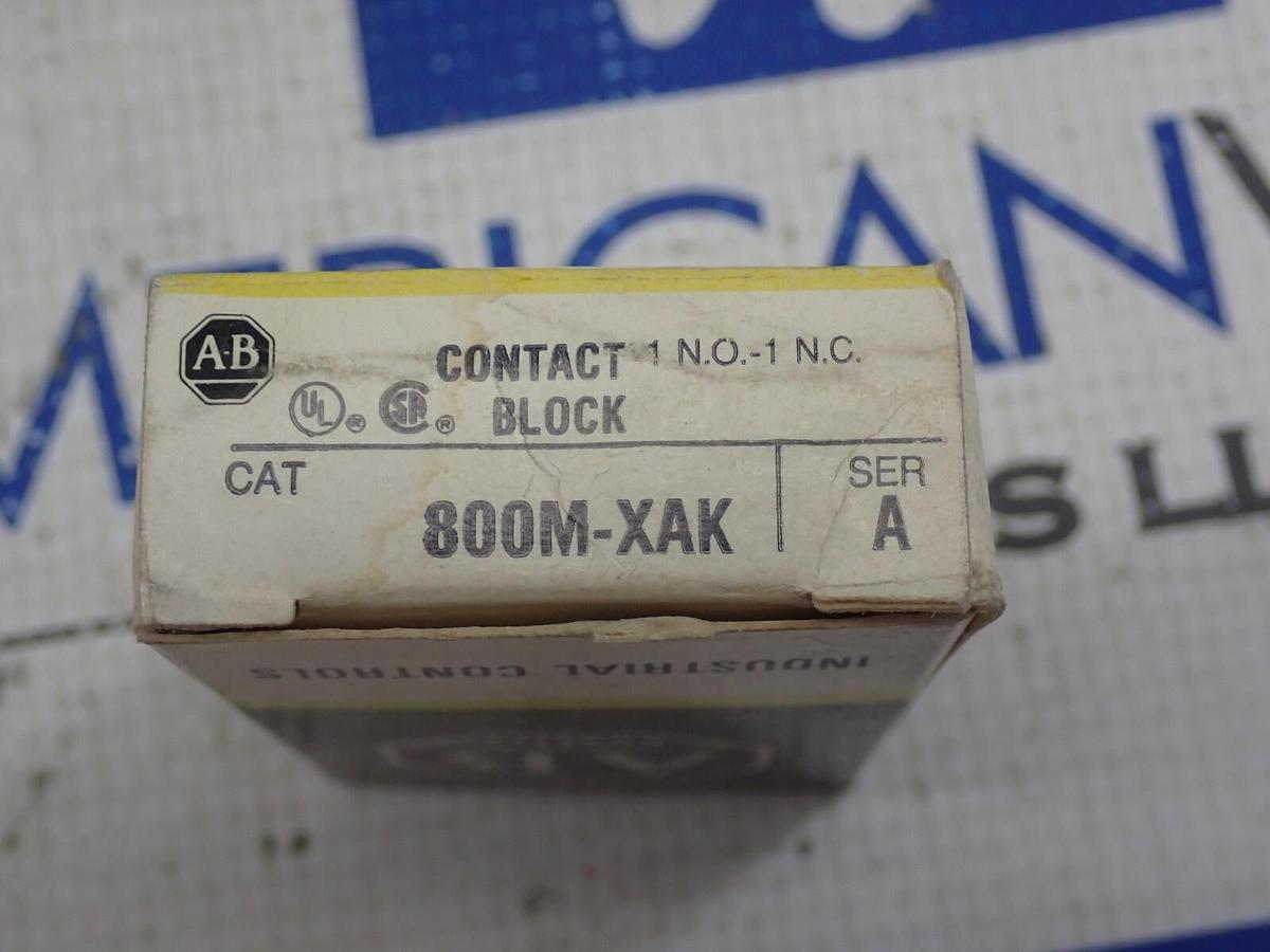Allen Bradley 800M-XAK Ser. A Contact Block