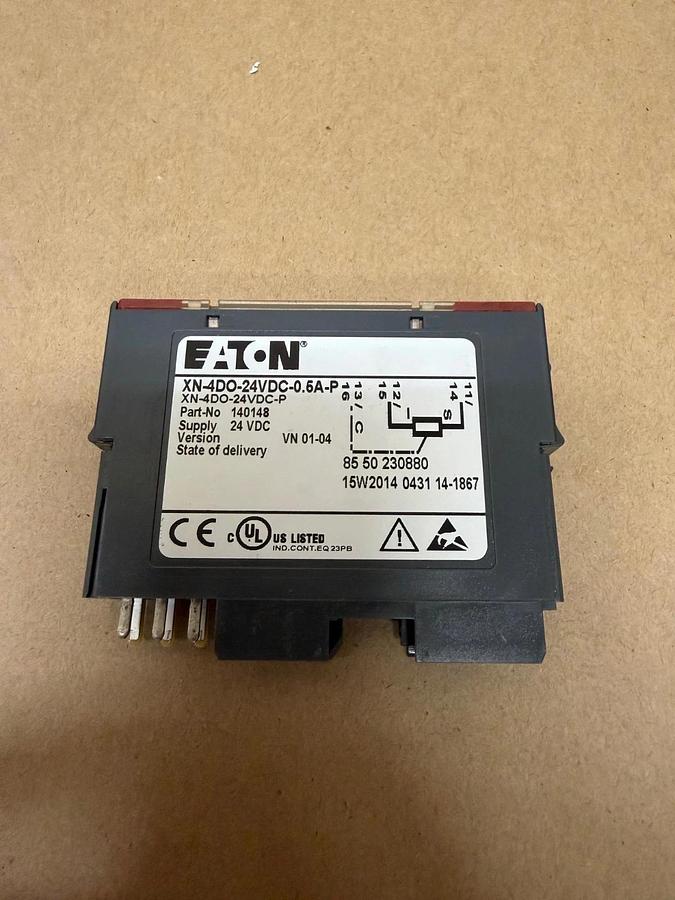 Used Eaton XN-4DO-24VDC-0.5A-P Output Module