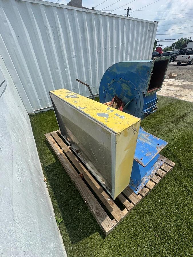 Used Industrial Blower Fan CW Top Horizontal Blower, No Drive, 12” Inlet