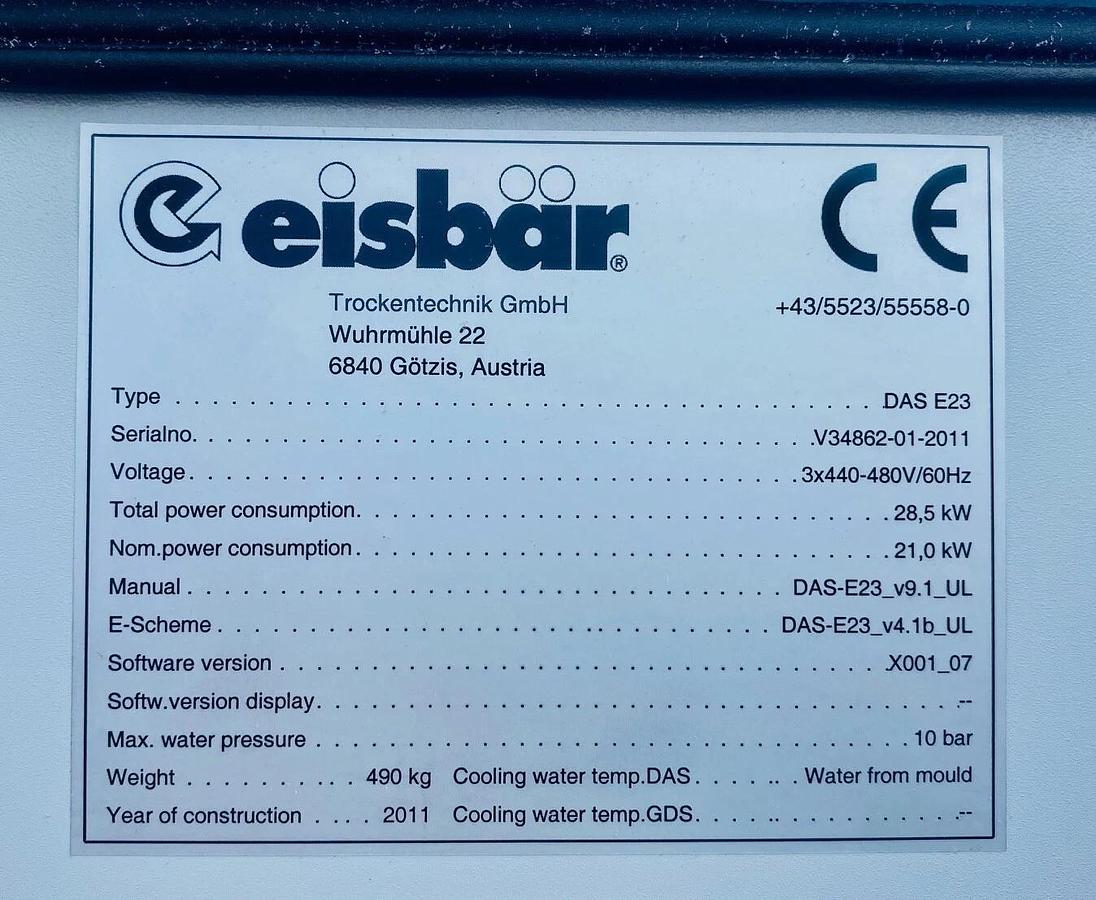 Used Eisbär DAS E23 Dry Air System
