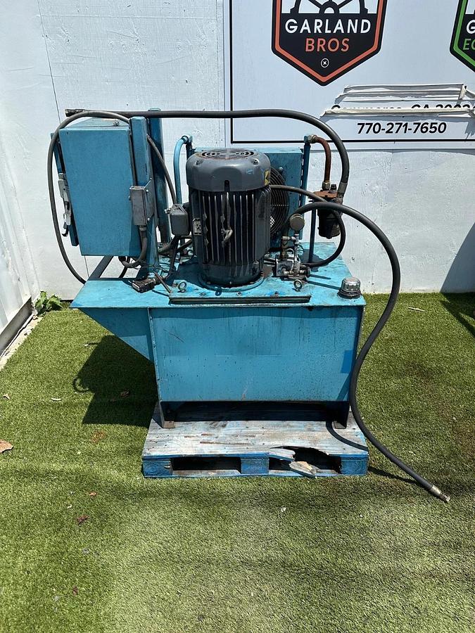 Used 88 Gal Hydraulic Power Unit, Baldor 15Hp@1760Rpm Thermal Transfer Heat Exchanger