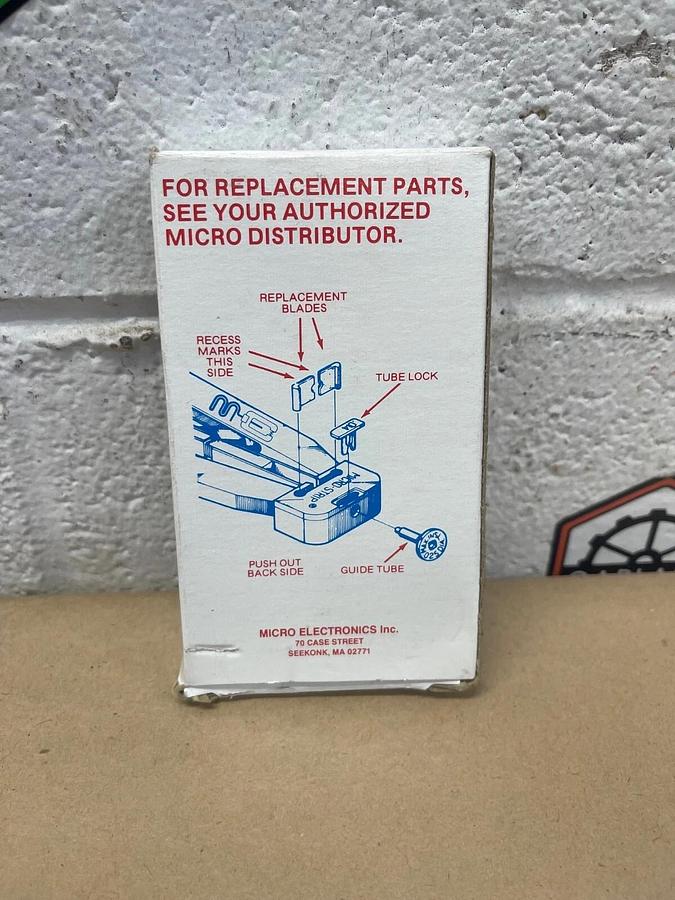 Used Micro Electronics Micro-Strip, Fiber Optics Precision Stripper, MS-1-FS