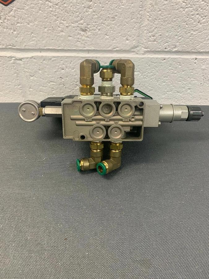 Used SMC NVFS3410-502 Air Valve with Valve Mount