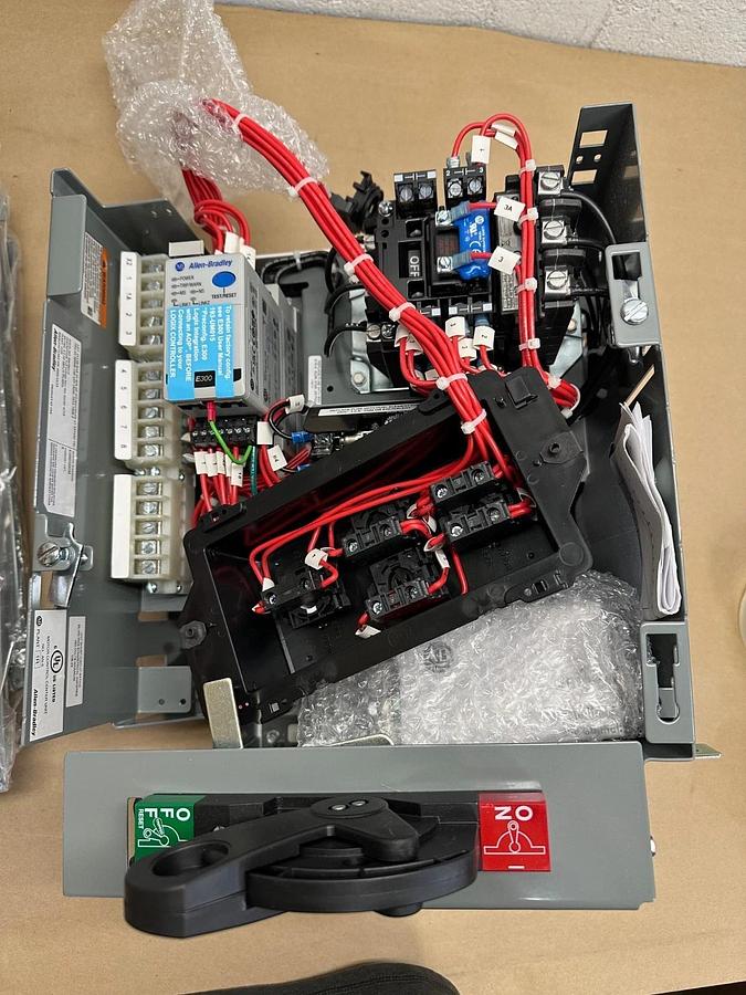 Used Allen Bradley MCC Bucket Size 1 Starter 500F-BO*930 15A Breaker 140G-G6C3-C15-KA