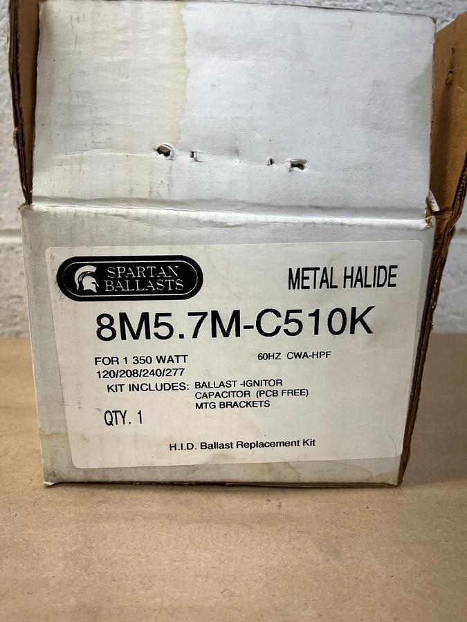 Used Spartan H.I.D. Lamp Ballast Kit Metal Halide 8M5.7M-C510K