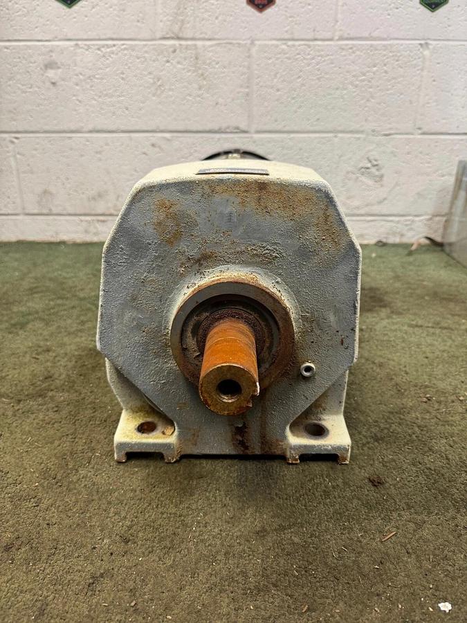 Used Boston Gear F872B-14K-B11, 14.09:1 Ratio w/ Baldor Reliance VM3710T 7.5Hp Motor