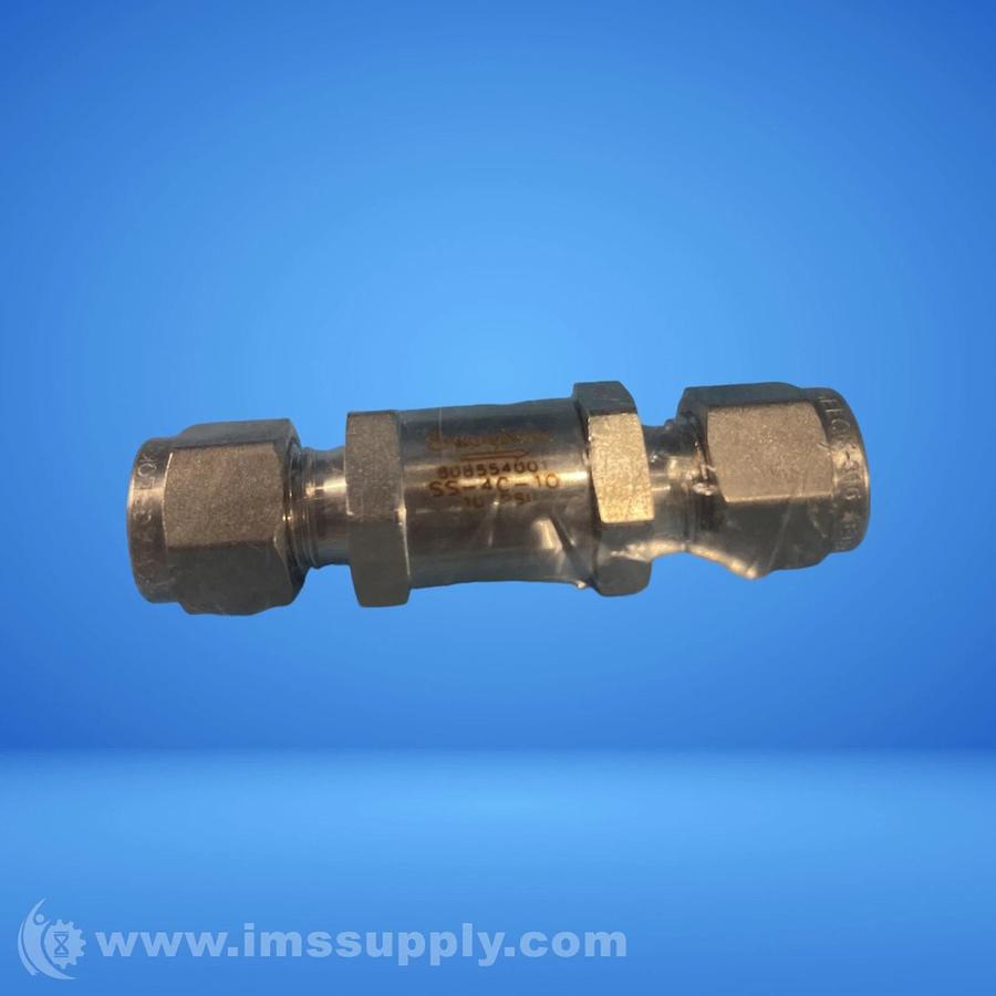 Swagelok Ss-4c-10 Poppet Check Valve 10psi for sale online