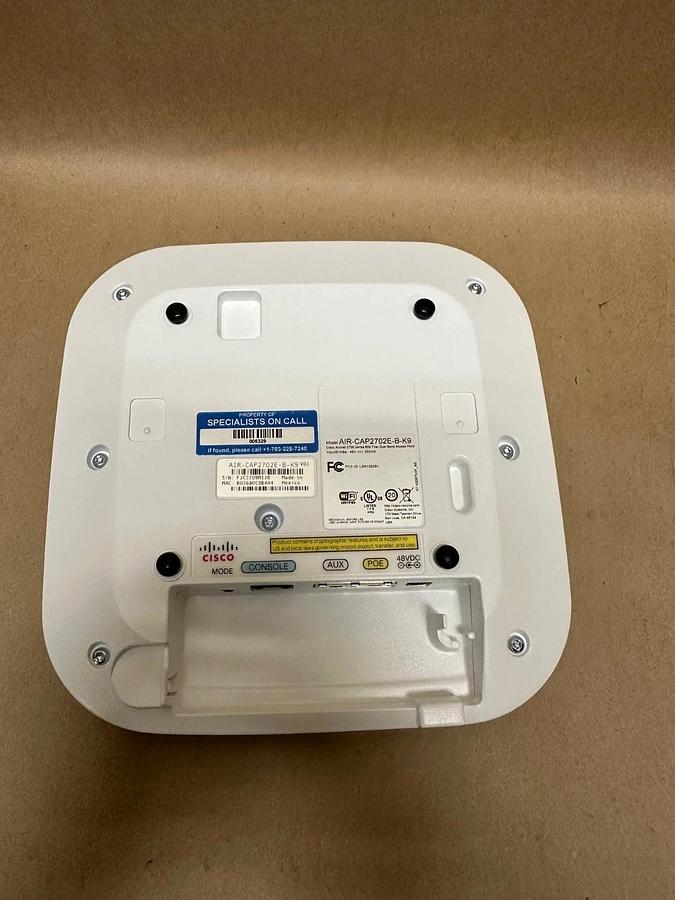 Used CISCO AIR-CAP2702E-B-K9 Wireless Access Port