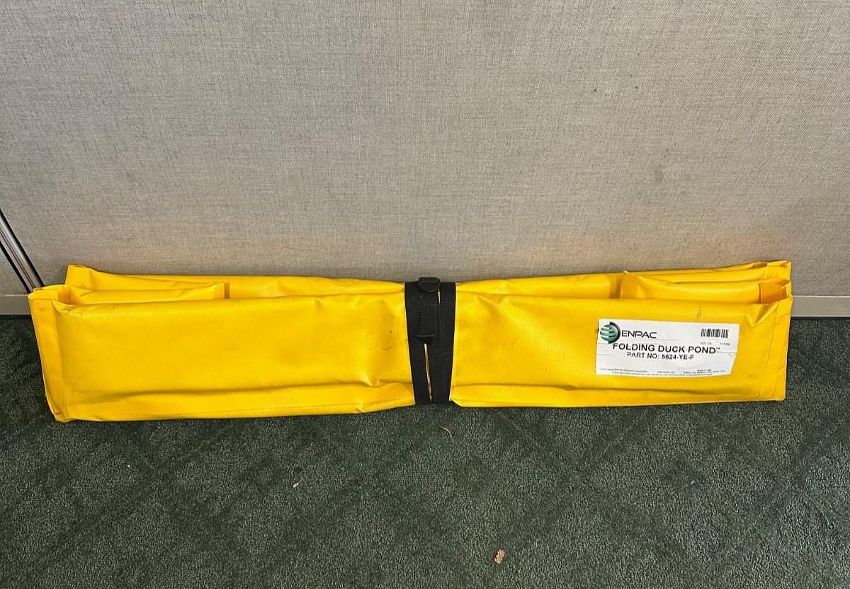 Used Enpac 5624-YE-F Folding Duck Pond, Spill Containment Berm