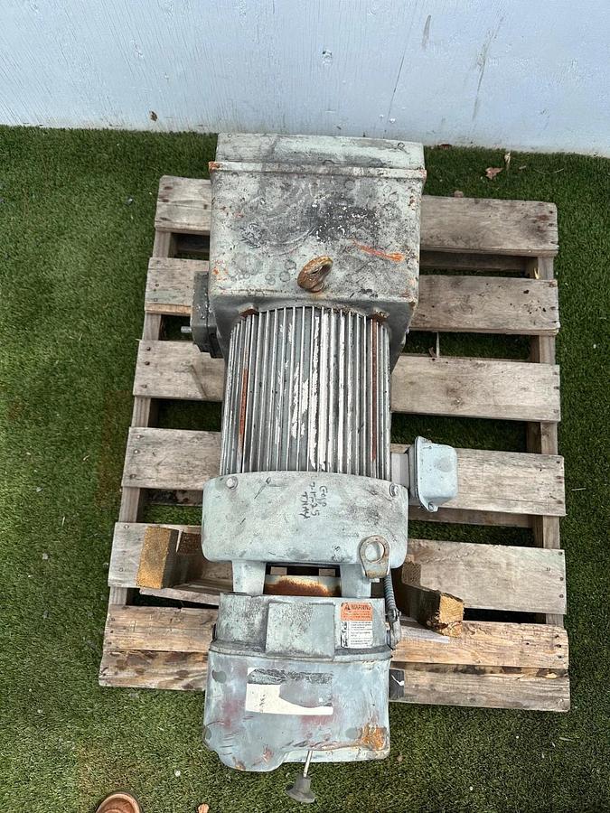 Used U.S. Electrical Motors 10Hp @ 1750Rpm Varidrive Module w/ 7.5Hp Motor @1745Rpm