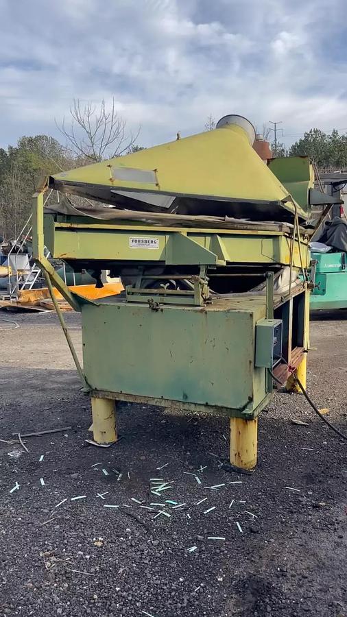 Used Forsberg 50-VMS RH V.A.C Gravity Separator Screener (Dry Granulator)