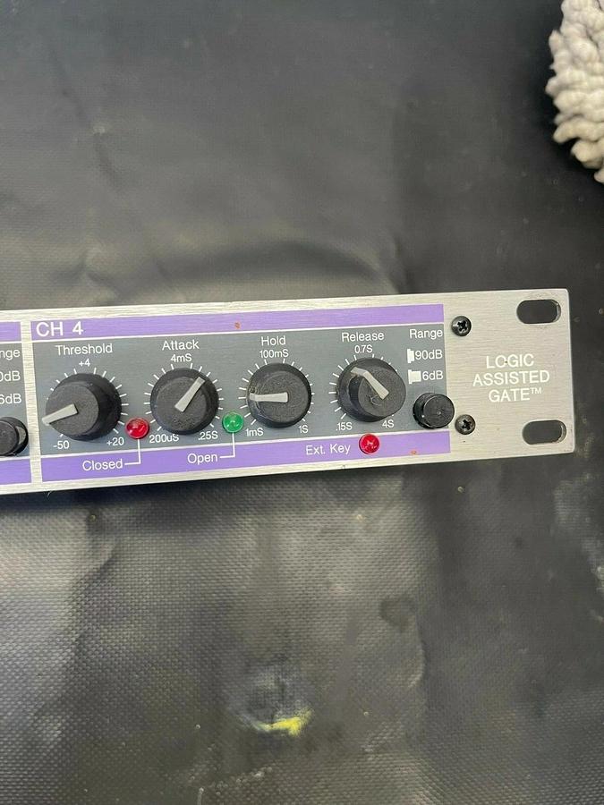 Used Aphex 105 Logic Assisted Gate, No Adapter, 4 channels, 24 VAC, 600 MA