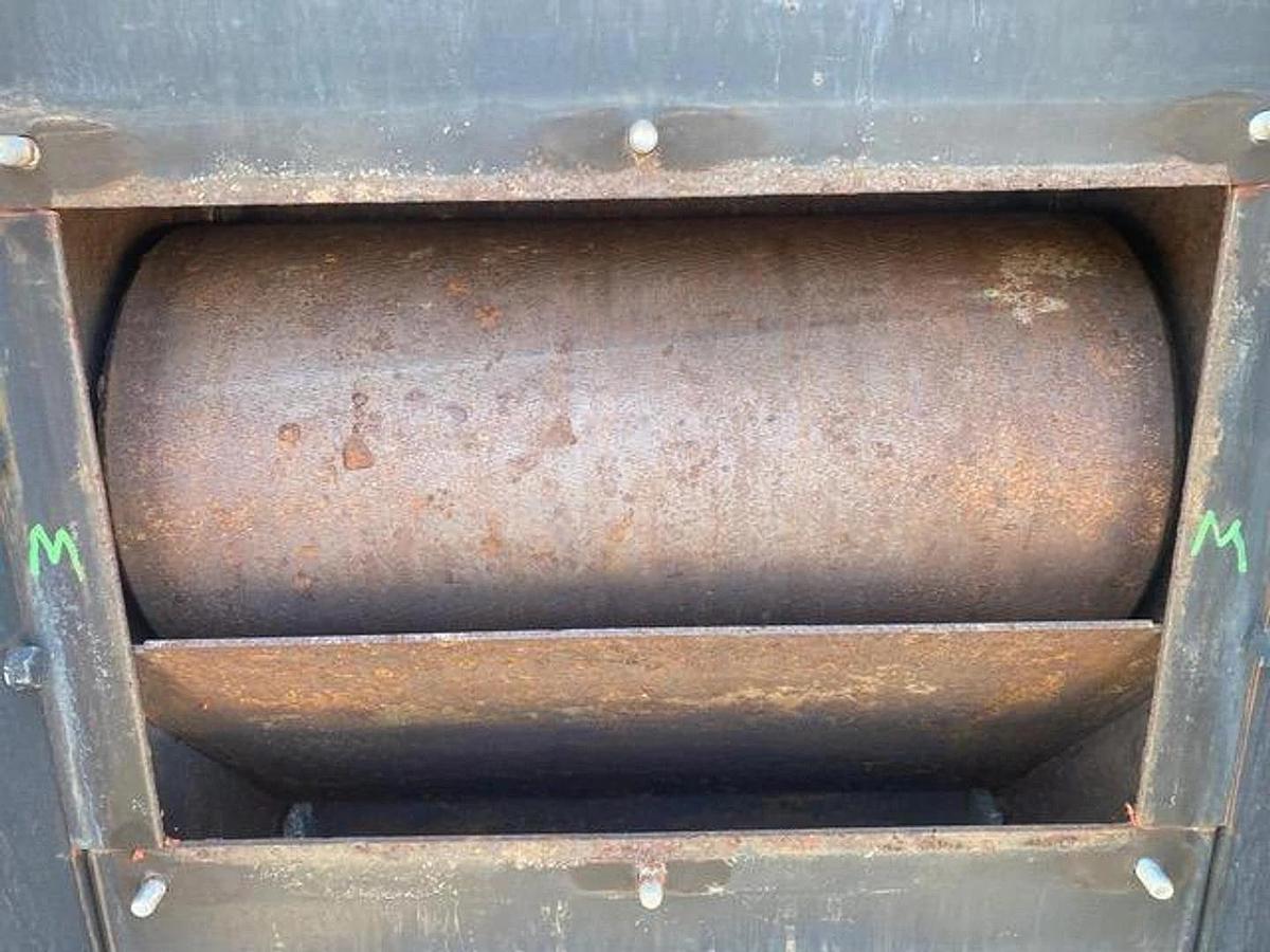 Used RMS Roller-Grinder 12x24 Triple Pair Roller Grinder with Feed Roll & Magnets