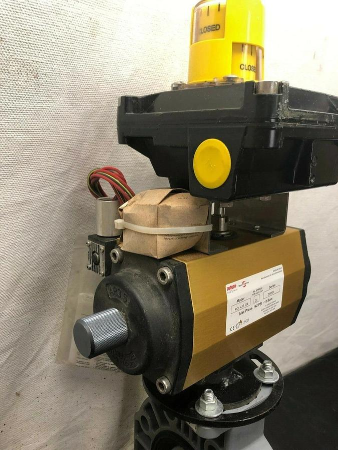 Used Hayward 4” Butterfly Valve w/ Remote Control RCI 435 DA Actuator