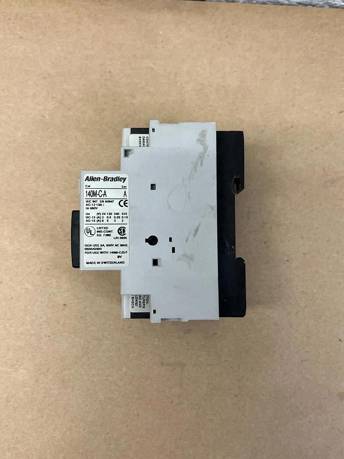 Used Allen Bradley 140M-D8E-B63 Ser. B Protection Circuit Breaker