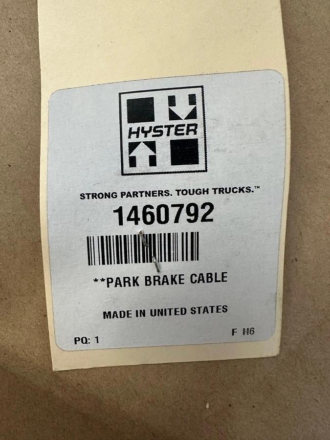 Hyster 1460792 Park Brake Cable *NEW*