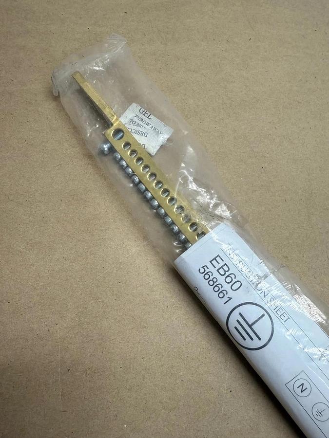 Used NVENT EB60 Earthing and Neutral Busbar, Eriflex *NEW*